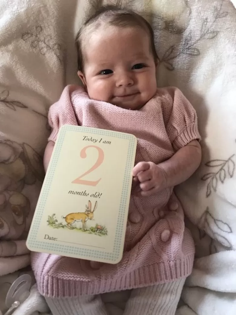 Haylie age 2 months